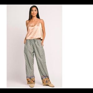 Punjammies by Sudara long loungewear pants + bag